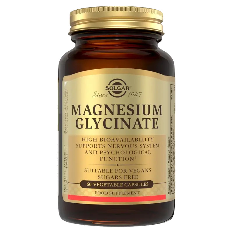 Solgar Magnesio Bisglicinato, 60 Cápsulas Vegetales