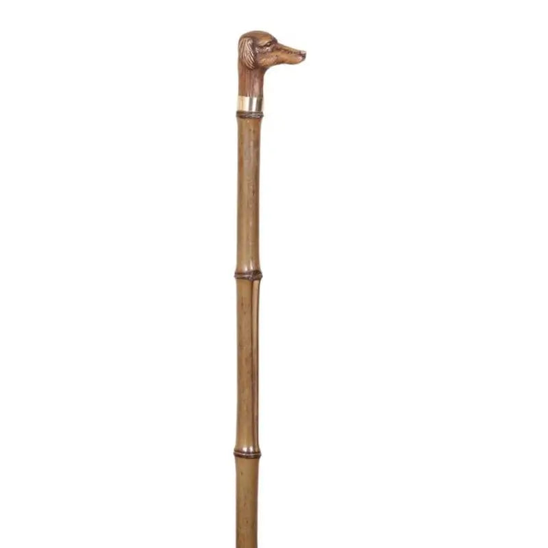García 1880 Bastón Coleccion Bambu Puño Diseño Perro